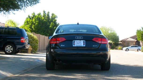 Audi A4 back view spacers